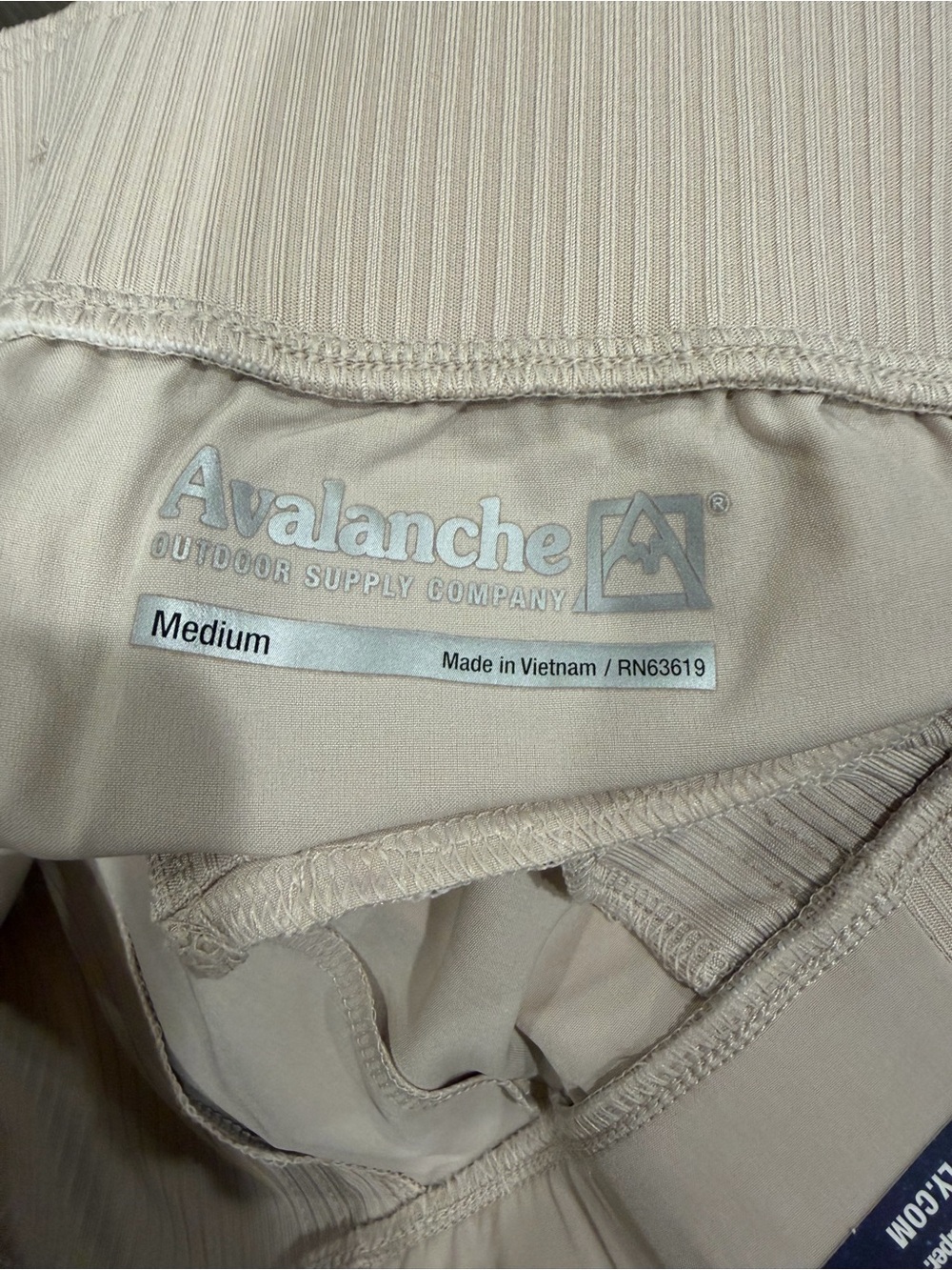 Avalanche Women's Soft Drawstring Shorts — Cream - Picture 4 of 4